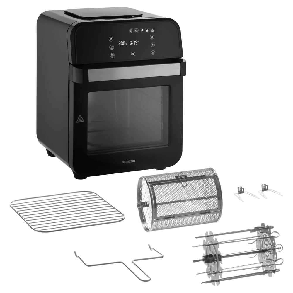 აეროგრილი Sencor SFR 5510BK Vita, 1500W, 12L, Air Fryer, Black