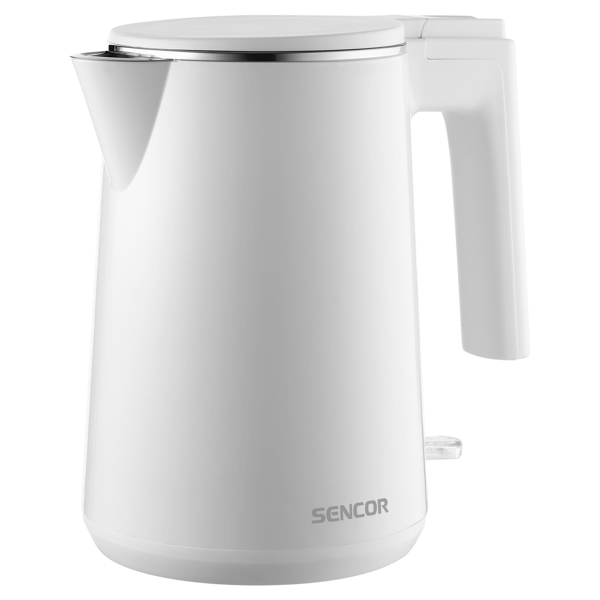 ელექტრო ჩაიდანი Sencor SWK 0155WH, 1500W, 1L, Electric Kettle, White