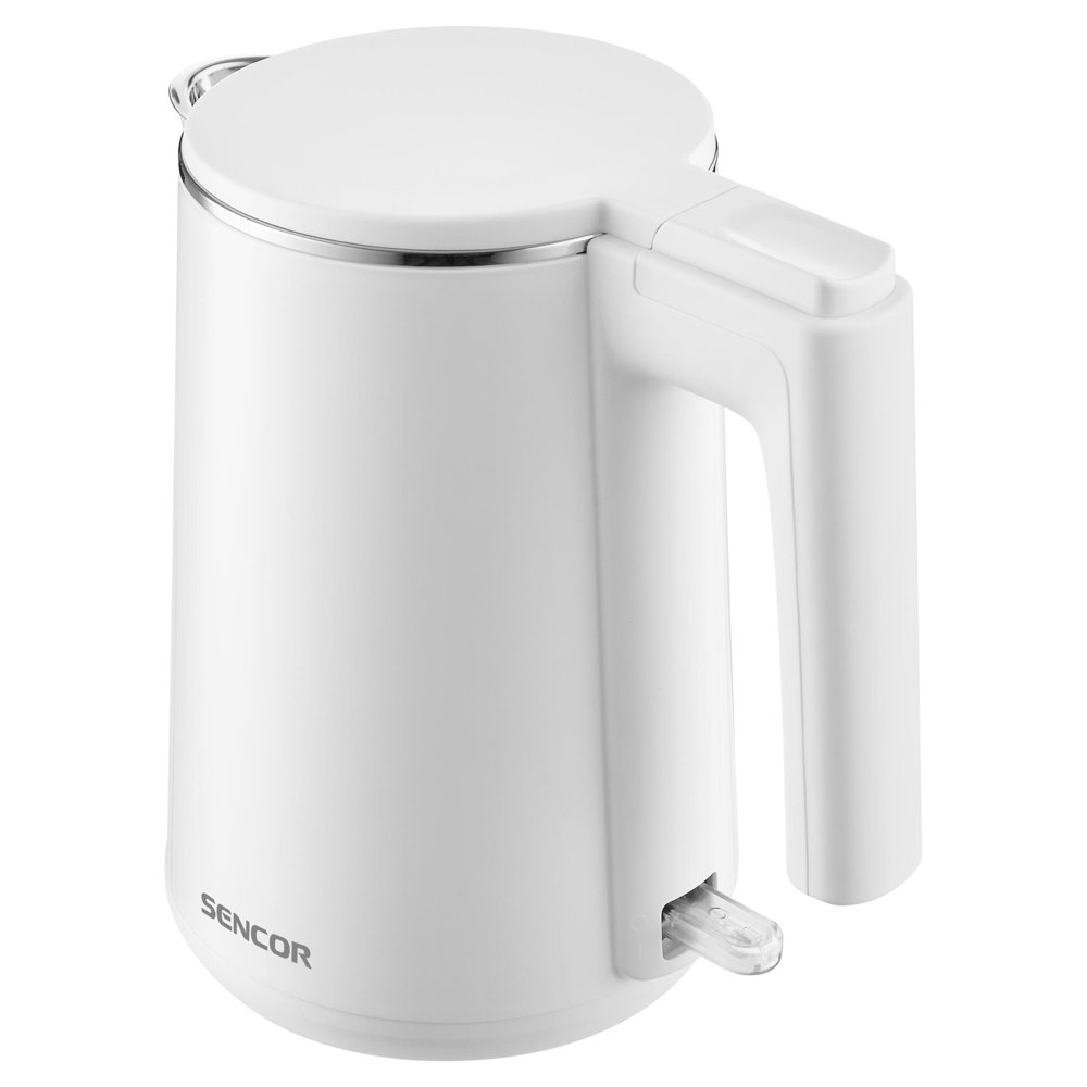 ელექტრო ჩაიდანი Sencor SWK 0155WH, 1500W, 1L, Electric Kettle, White