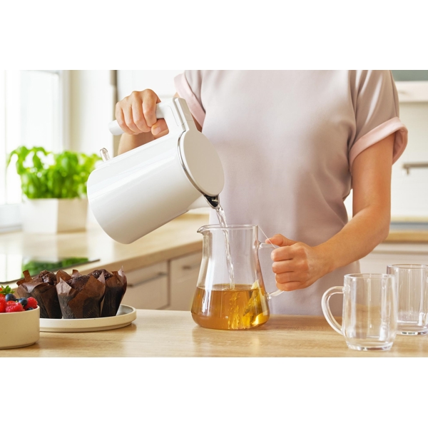 ელექტრო ჩაიდანი Sencor SWK 0155WH, 1500W, 1L, Electric Kettle, White