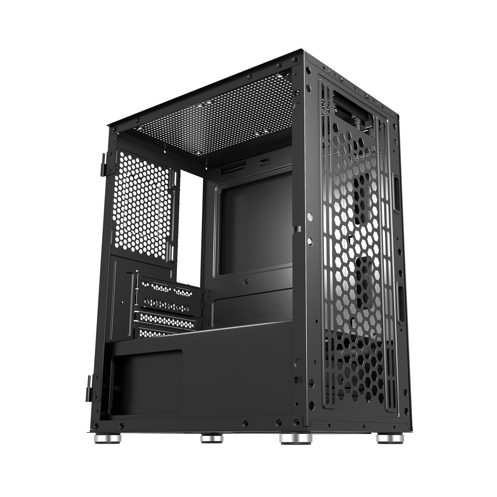 ქეისი 1STPlayer B5-M B5-M-1B1, Computer Case, MiniT, M-ATX, Mini-ITX, USB 3.0, USB 2.0, HD AUDIO, Black