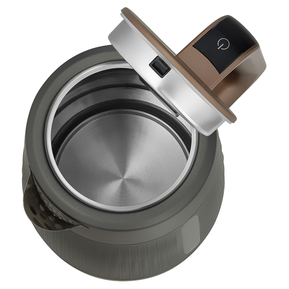 ელექტრო ჩაიდანი Sencor SWK 0931BK, 2000W, 1.7L, Electric Kettle, Black/Brown