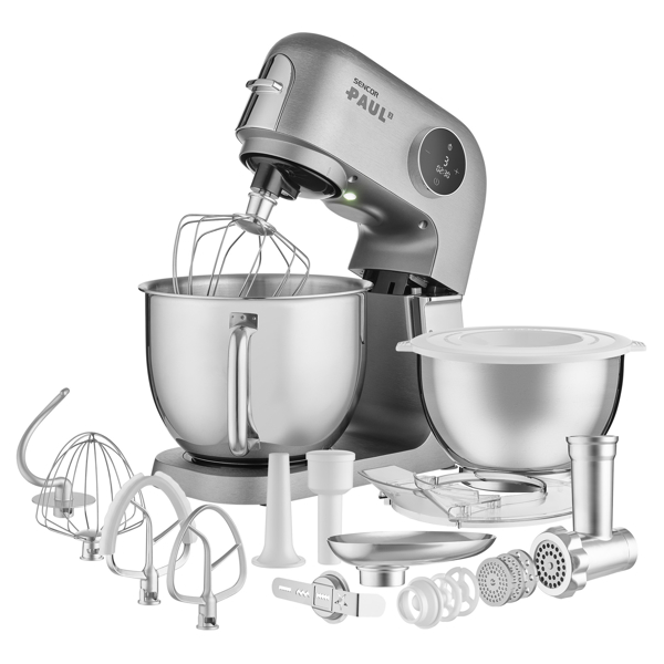 Food Processor Sencor STM 7740 Paul 2, 1500W, 6.5L, Silver