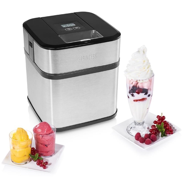 Ice Cream Maker Princess 282605, 12W, 1.5L, Silver