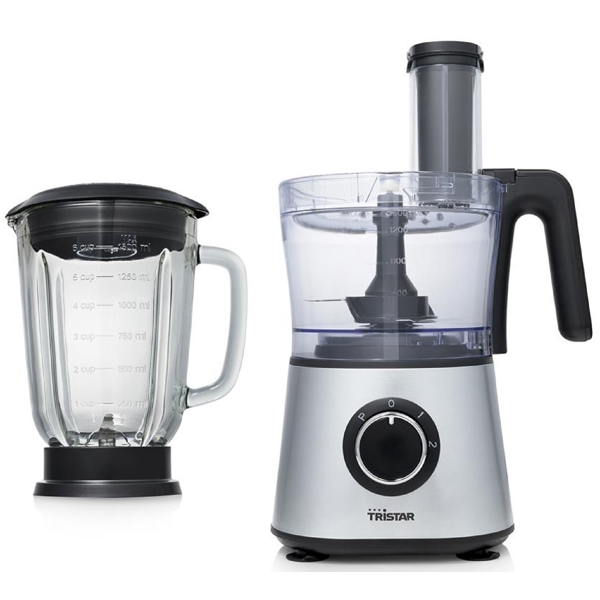 სამზარეულოს კომბაინი Tristar MX-4823, 600W, 1.5L, Food Processor, Silver