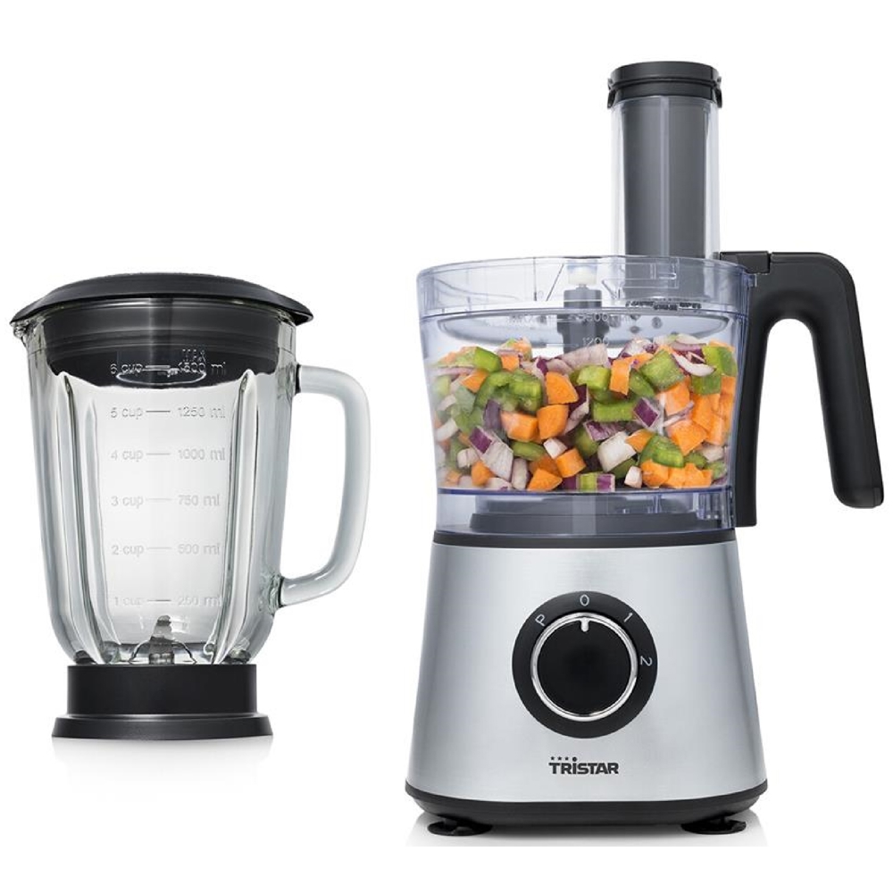 სამზარეულოს კომბაინი Tristar MX-4823, 600W, 1.5L, Food Processor, Silver
