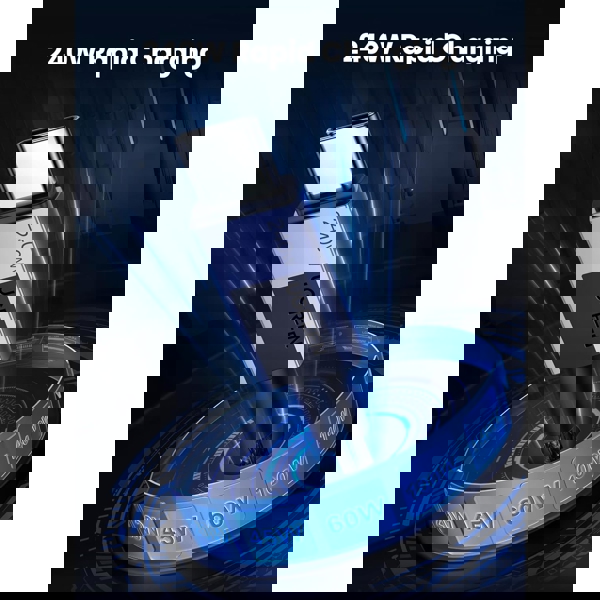 USB კაბელი UGREEN L513 (45068), 240W, Type-C to Type-C PD Fast Charging Cable, 2m, Space Gray