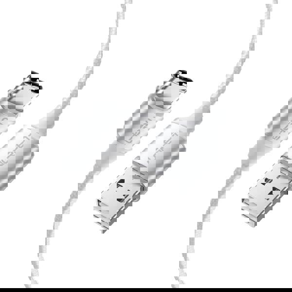 USB კაბელი UGREEN US288 (60133), USB-A 2.0 to Type-C Cable Nickel Plating Aluminum Braid, 2m, White