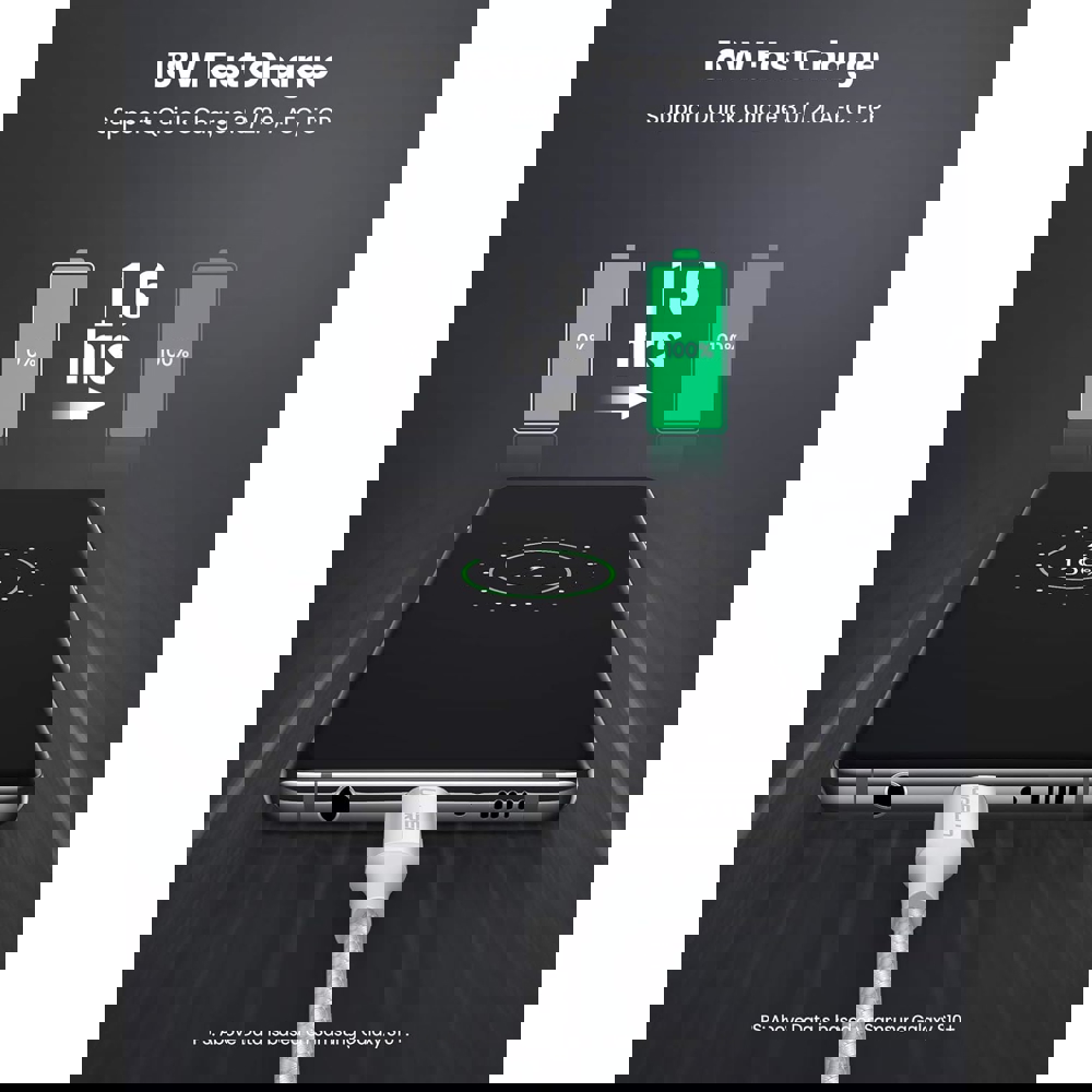 UGREEN US288 (60133), USB-A 2.0 to Type-C Cable Nickel Plating Aluminum Braid, 2m, White