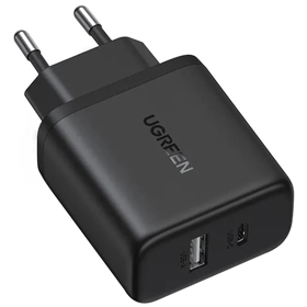 მობილურის დამტენი UGREEN X227 (45302), 20W, Type-C, USB, Black
