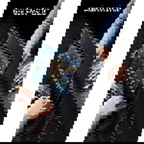 USB კაბელი UGREEN US261 (50150), 60W, Type-C To Type-C PD Fast Charging Cable 3A Max, 1M, Grey