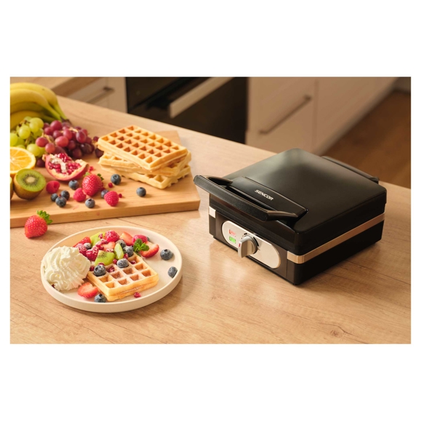 Waffle Maker Sencor SWF 2010BK, 1400W, Black