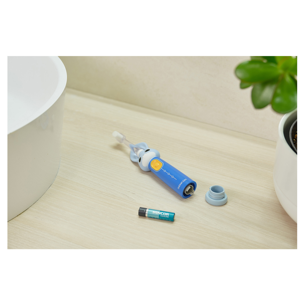 საბავშვო ელექტრო კბილის ჯაგრისი Sencor SOC 0810BL, Electric Toothbrush, Blue