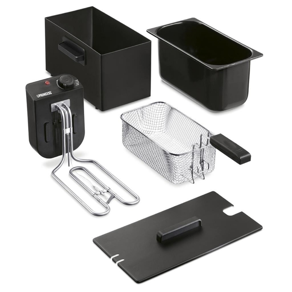 Fries Machine Princess 182727, 2000W, 3L, Black