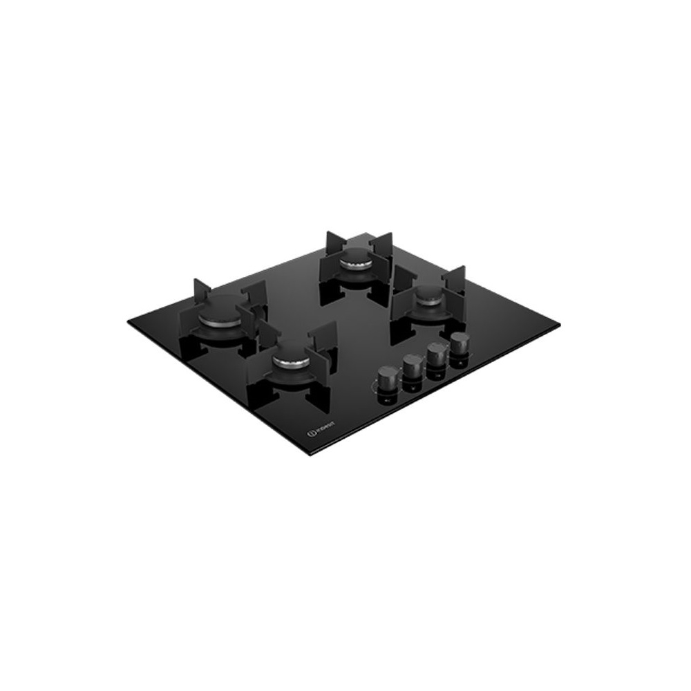 ჩასაშენებელი ქურის ზედაპირი Indesit INGT 61 IC/BK, Built-in Gas Cooktop, Black