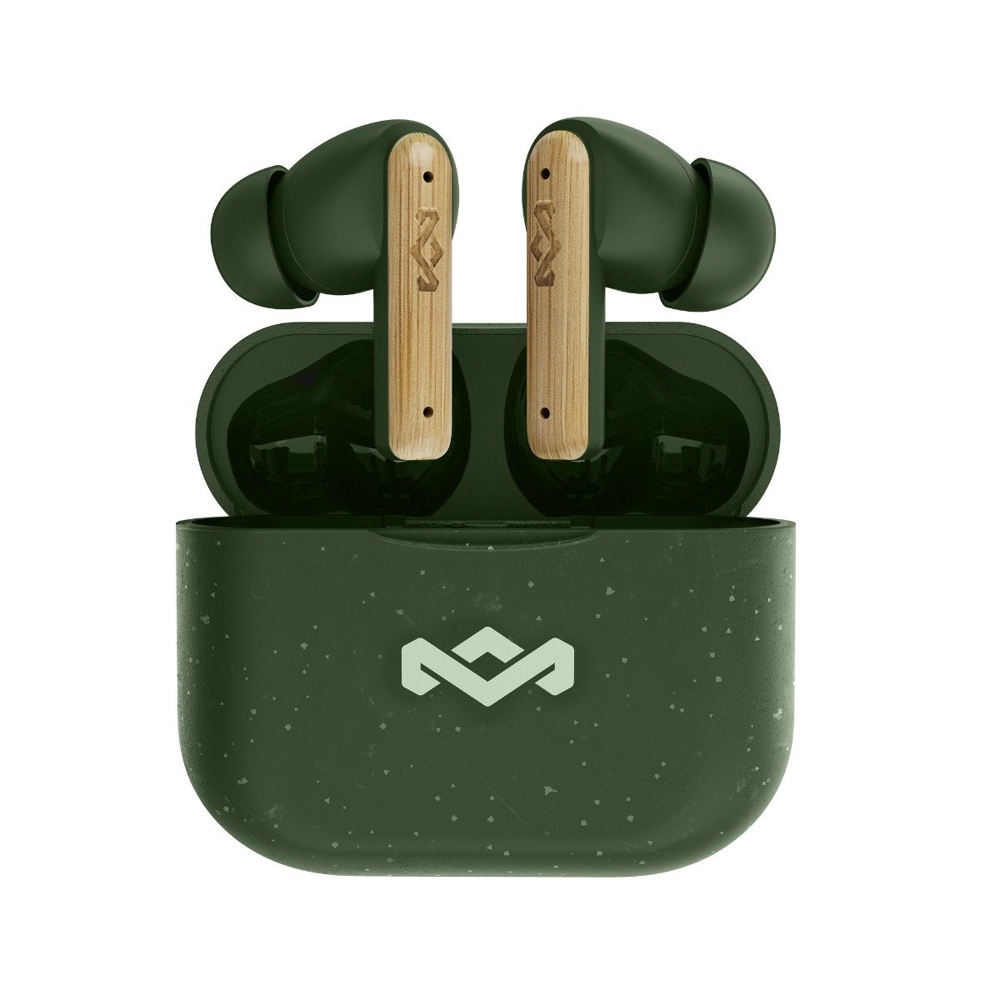 ყურსასმენი House of Marley EM-JE123-GR Little Bird, Earbuds, Wireless, Bluetooth, Green