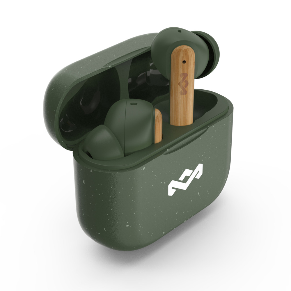 ყურსასმენი House of Marley EM-JE123-GR Little Bird, Earbuds, Wireless, Bluetooth, Green