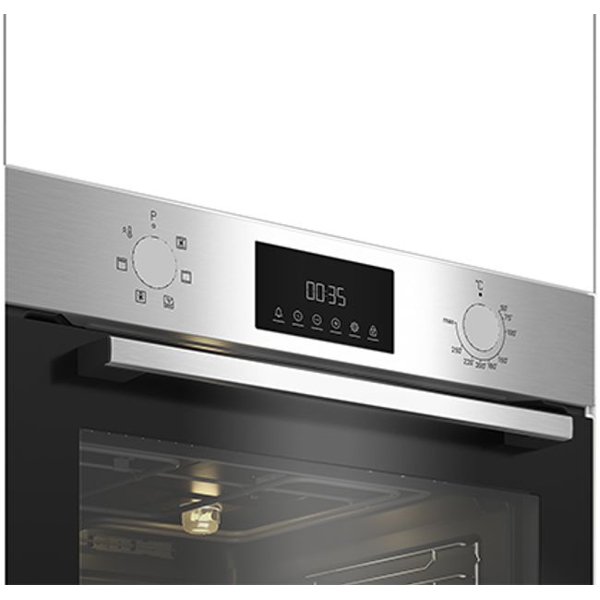 ჩასაშენებელი ელექტრო ღუმელი Indesit IFE 3644 J IX, 2400W, 72L, Built-In Oven, Silver