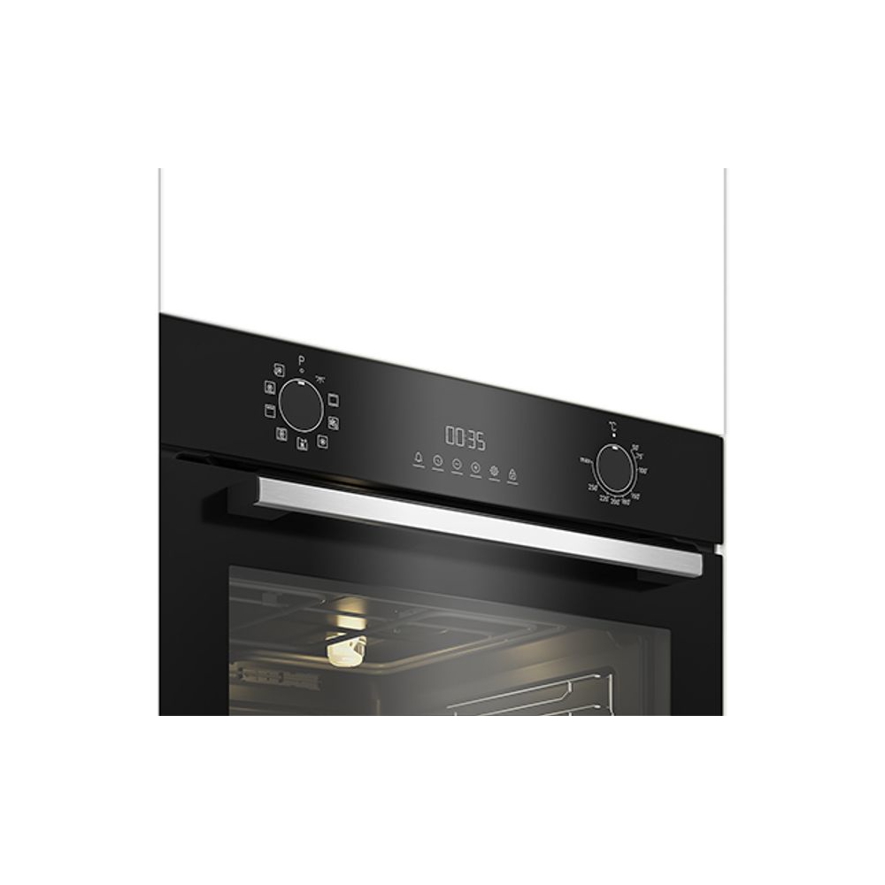 ჩასაშენებელი ელექტრო ღუმელი Indesit IFE 4841 J BL, 3300W, 72L, Built-In Electric Oven, Black