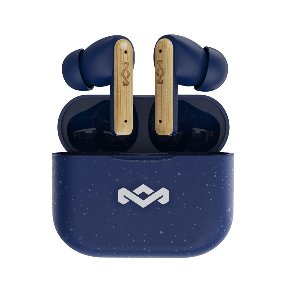 ყურსასმენი House of Marley EM-JE123-BL Little Bird, Earbuds, Wireless, Bluetooth, Blue
