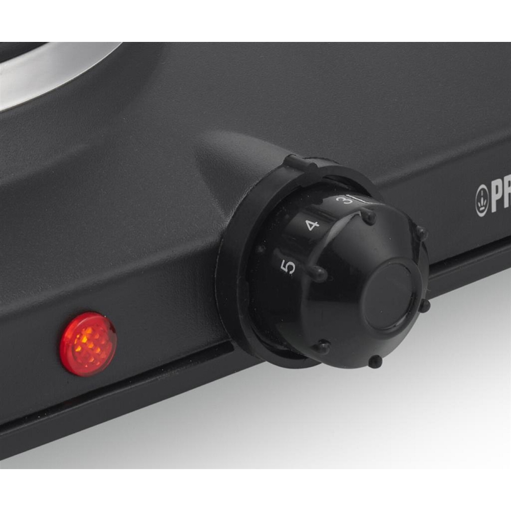 ელექტრო ქურა Princess 303021, Electric Double Ceramic Hot Plate, Black