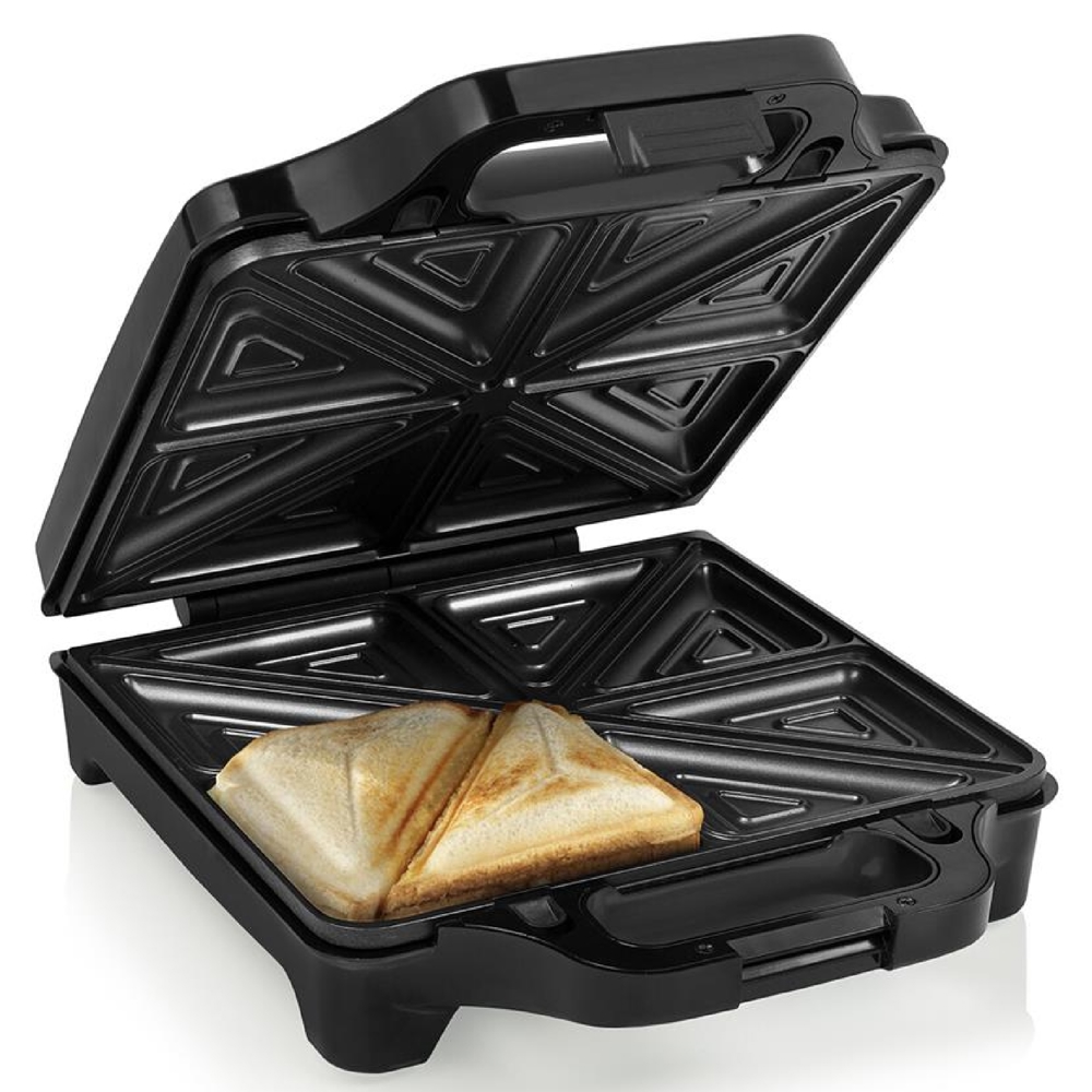სენდვიჩის აპარატი Princess 127006, 1600W, Sandwich Maker, Black/Silver
