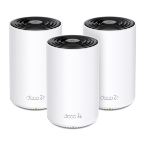 როუტერი TP-Link DECO XE75 Pro(3-pack) AXE5400, Tri-Band Mesh Wi-Fi 6E System, White