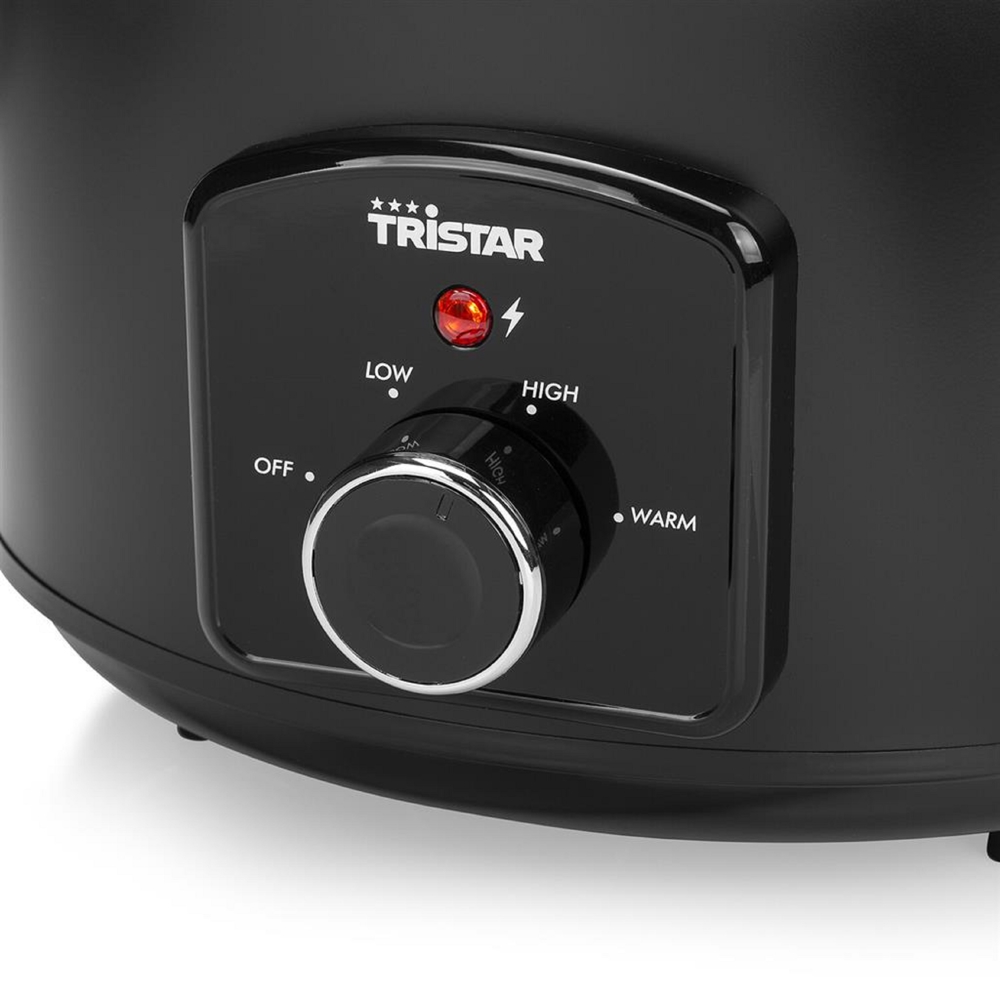 ელექტრო ქვაბი Tristar VS-3915, 180W, 3.5L, Slowcooker, Black