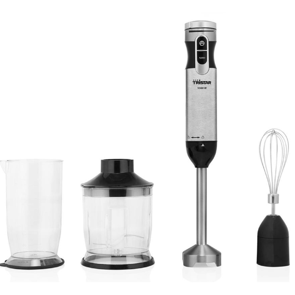 ხელის ბლენდერი Tristar MX-4829, 1000W, 0.7L, Hand Blender, Silver