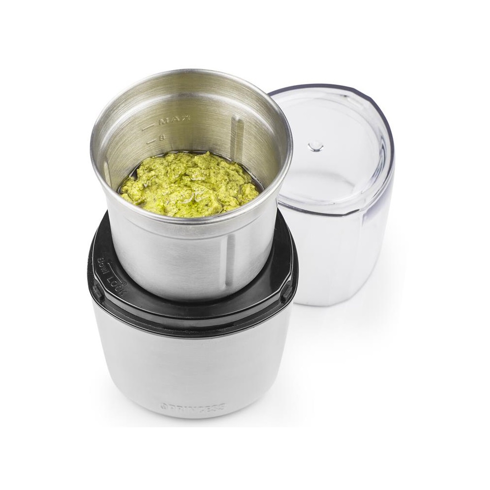 Multi Chopper and Grinder Princess 221040, 200W, 0.19L, Silver