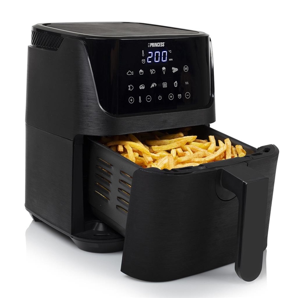 აეროგრილი Princess 182024 Digital Aerofryer XL, 1350W, 3.5L, Air Fryer, Black