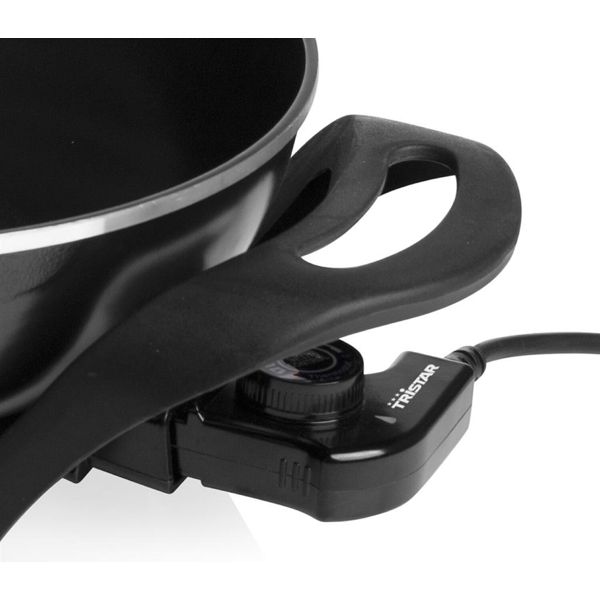 Electric Wok Tristar PZ-9130, 1500W, 4.5L, Black
