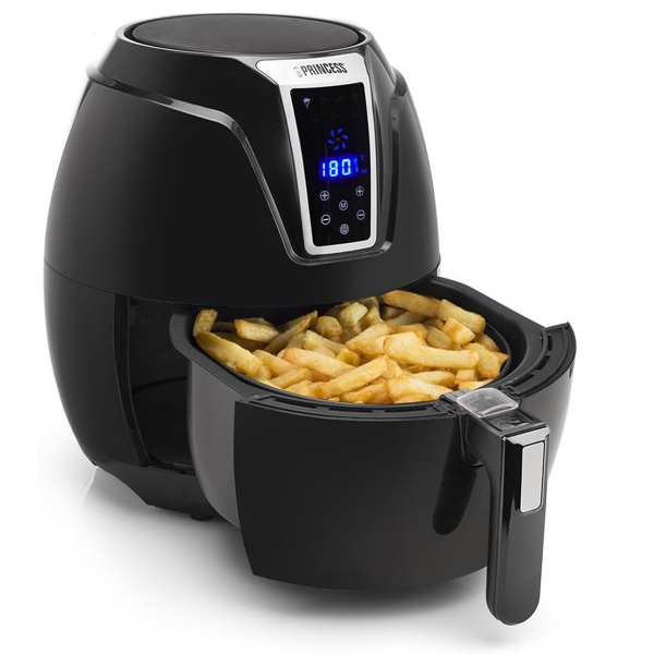 აეროგრილი Princess 182021 Digital Aerofryer XL, 1400W, 3.5L, Air Fryer, Black