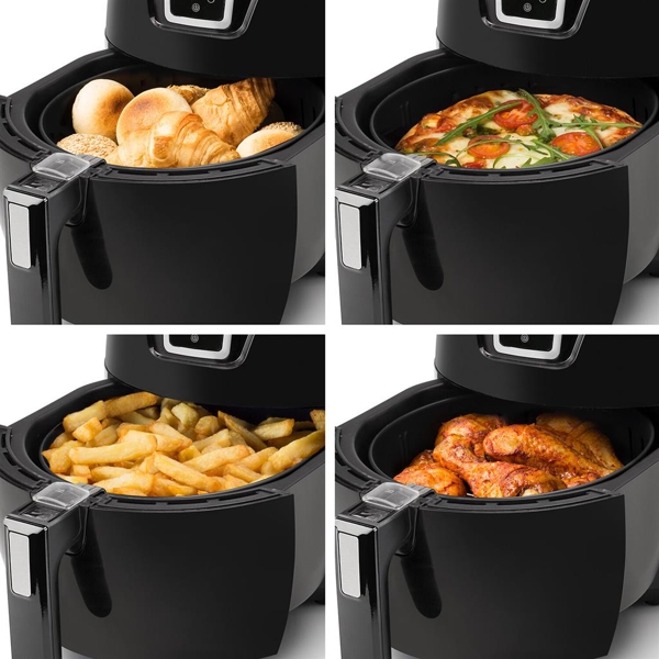 აეროგრილი Princess 182021 Digital Aerofryer XL, 1400W, 3.5L, Air Fryer, Black