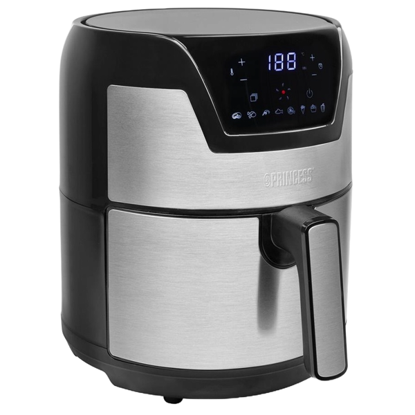 აეროგრილი Princess 182026 Digital Aerofryer XXL, 1500W, 4.5L, Air Fryer, Silver