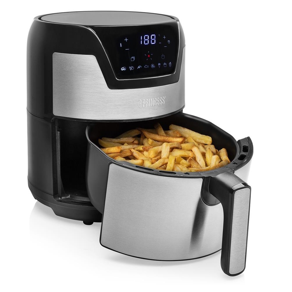 Air Fryer Princess 182026 Digital Aerofryer XXL, 1500W, 4.5L, Silver