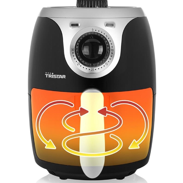 აეროგრილი Tristar FR-6980, 1000W, 2L, Air Fryer, Black