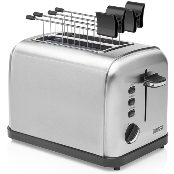 ტოსტერი Princess 142354, 950W, Toaster, Silver