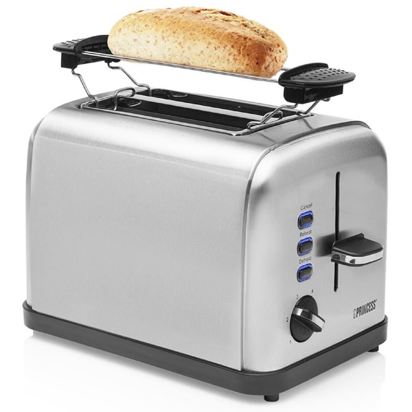 ტოსტერი Princess 142354, 950W, Toaster, Silver