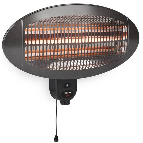 ინფრაწითელი გამათბობელი Tristar KA-5286, 2000W, 20m², Infrared Heater, Black
