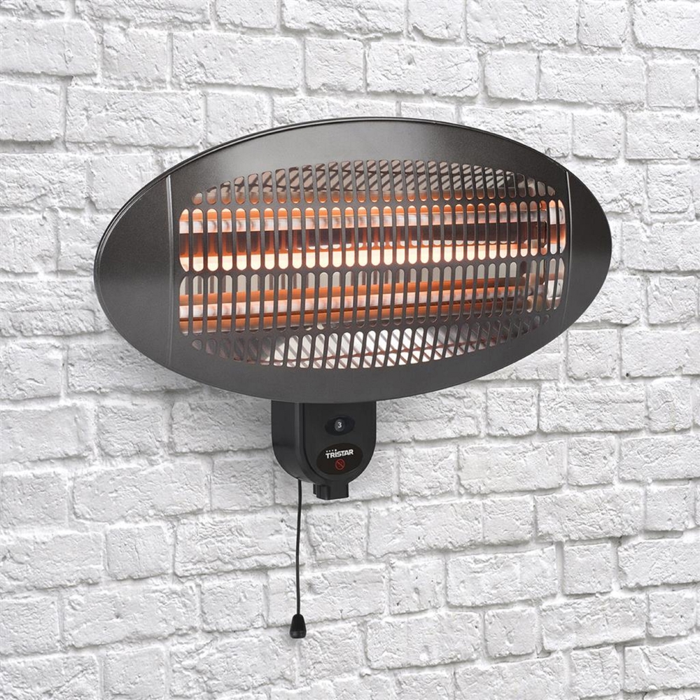 ინფრაწითელი გამათბობელი Tristar KA-5286, 2000W, 20m², Infrared Heater, Black