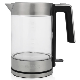 ელექტრო ჩაიდანი Princess 236041, 2200W, 1.7L, Electric Kettle, Silver