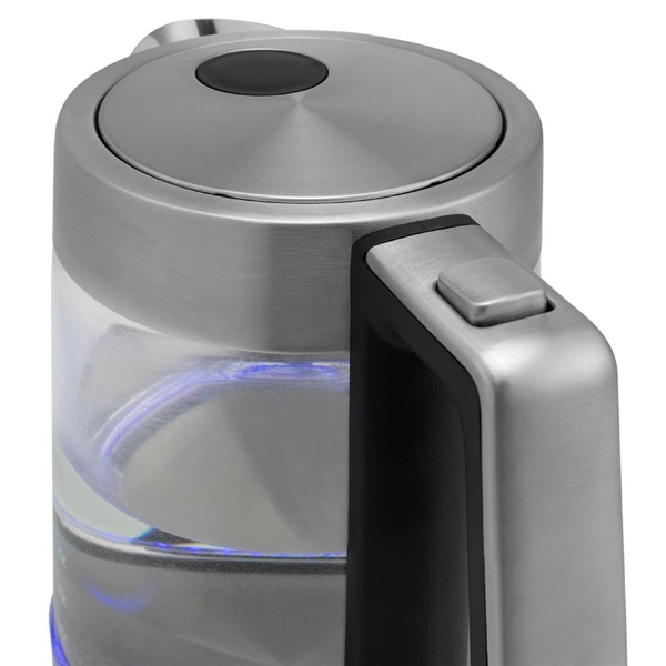 ელექტრო ჩაიდანი Princess 236041, 2200W, 1.7L, Electric Kettle, Silver