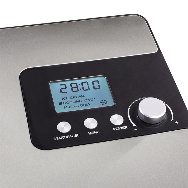 ნაყინის აპარატი Princess 282604, 180W, 2L, Ice Cream Maker, Silver