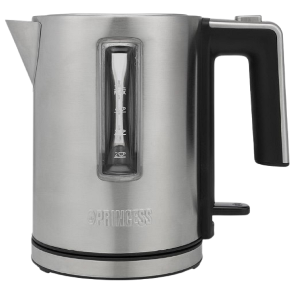 ელექტრო ჩაიდანი Princess 236045, 2200W, 1L, Electric Kettle, Silver