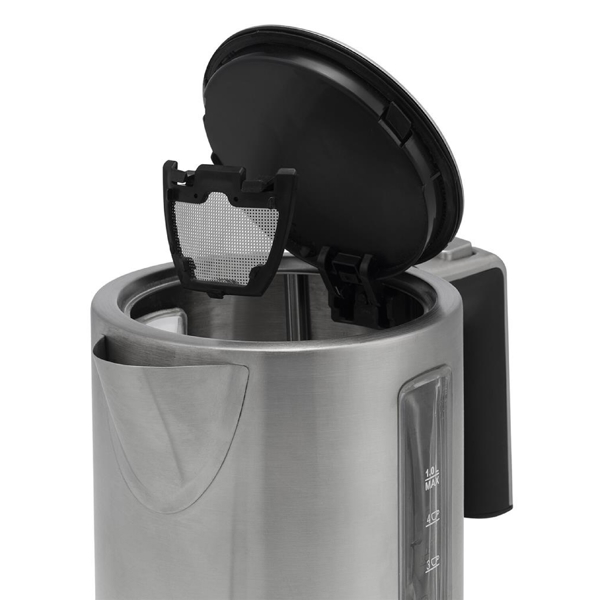 ელექტრო ჩაიდანი Princess 236045, 2200W, 1L, Electric Kettle, Silver