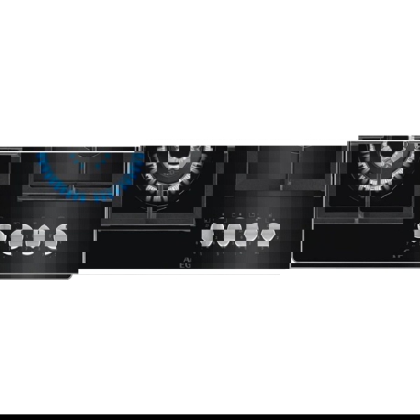 ჩასაშენებელი გაზის ქურის ზედაპირი AEG HKB64420NB, Built-in Gas Cooktop, Black