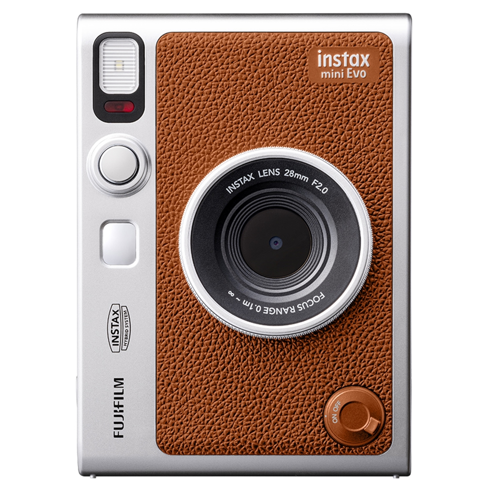 Instant Camera Fujifilm Instax Mini EVO, Brown