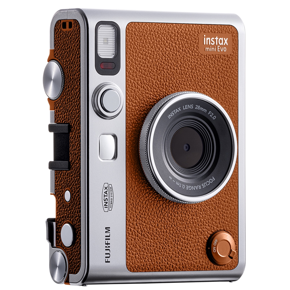 Instant Camera Fujifilm Instax Mini EVO, Brown