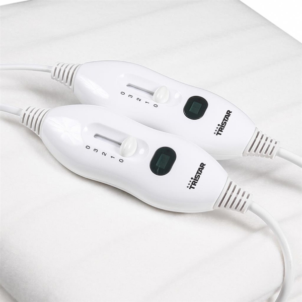 ელექტრო პლედი Tristar BW-4752, 120W, 160x140, Electric Blanket, White